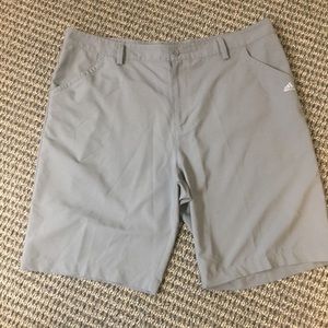 Adidas light gray golf shorts Sz 38